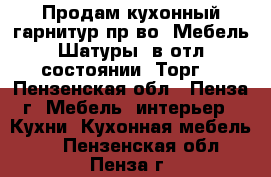 Продам кухонный гарнитур пр-во “Мебель Шатуры“ в отл.состоянии. Торг. - Пензенская обл., Пенза г. Мебель, интерьер » Кухни. Кухонная мебель   . Пензенская обл.,Пенза г.